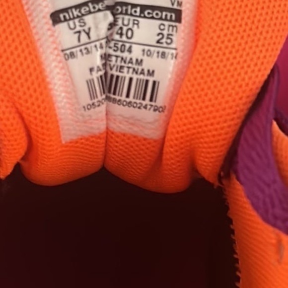 Air Max Purple & Orange Youth 7 - Picture 6 of 8